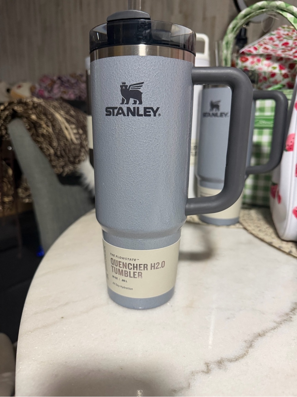 Stanley Quencher H2.0 Mug - Light Gray